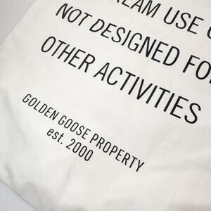 Golden Goose Shoe Dustbag For Dream Use Only, Heavy Cotton, Drawstring 15"x11"